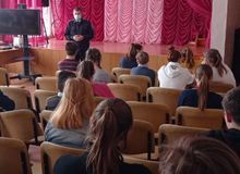 Профилактическая беседа с инспектором ГИБДД Н.В.Котяш